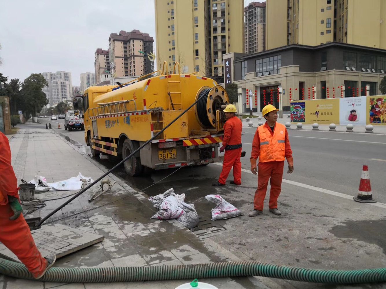 长葛排污管道清淤-管道清洗